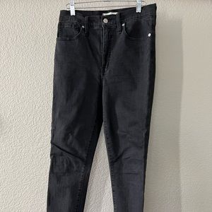 Madewell 11” rise, size 28” in off black